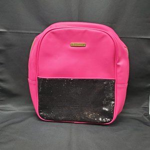 Juicy Couture hot pink & black sequin backpack